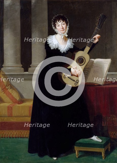 Portrait of Pauline Duchambge (1778-1858), née de Montet. Artist: Lefévre, Robert (1756-1830)