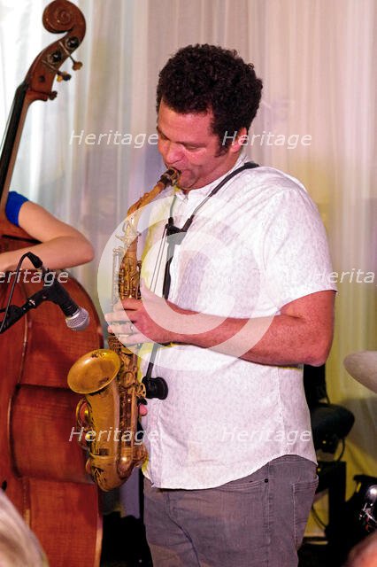 Greg Ward, Linda May Han Oh Quartet, Watermill Jazz Club, Dorking, Surrey, 26 Oct. 2021. Creator: Brian O'Connor.