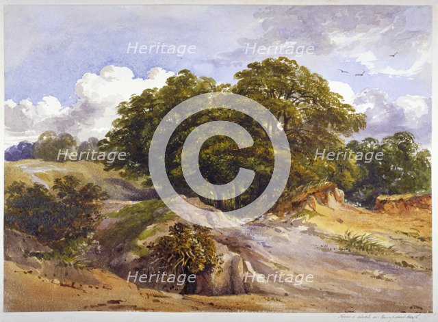 Hampstead Heath, London, c1843. Artist: Anon