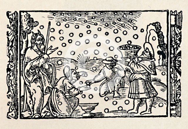 'Gathering Manna', 1539, (1903). Artist: Unknown.