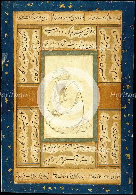 Seated Dervish, c1650. Creator: Unknown.