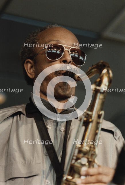 Jimmy Heath, Jazz Inn Party, Nordwijk, Netherlands, 1989. Creator: Brian Foskett.