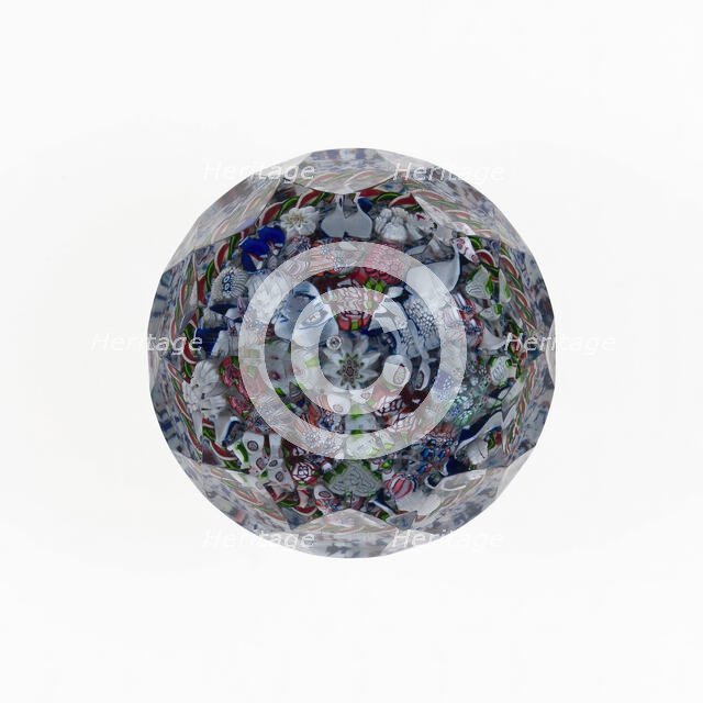 Paperweight, France, c. 1845-60. Creator: Unknown.