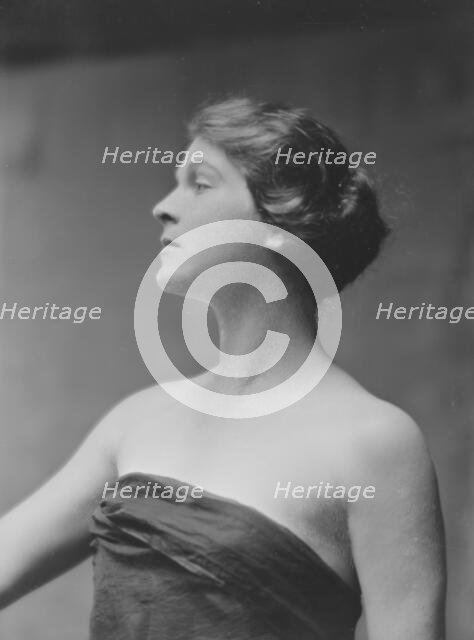 Katzenbaum, Claire, Miss, portrait photograph, 1916. Creator: Arnold Genthe.