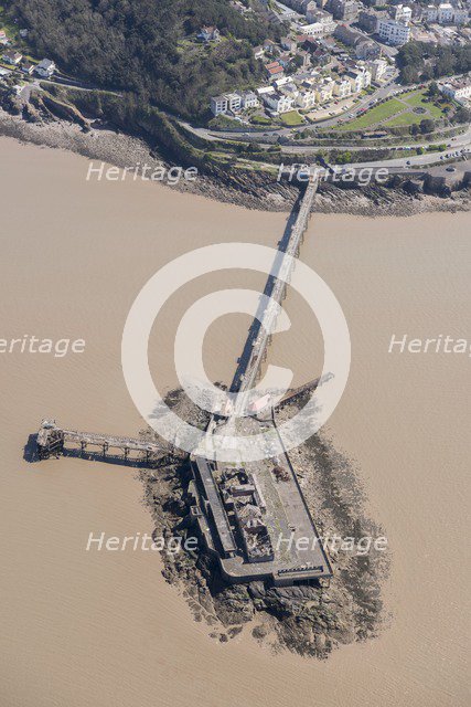 The Victorian Birnbeck Pier, Weston Super Mare, Somerset, 2018. Creator: Historic England Staff Photographer.