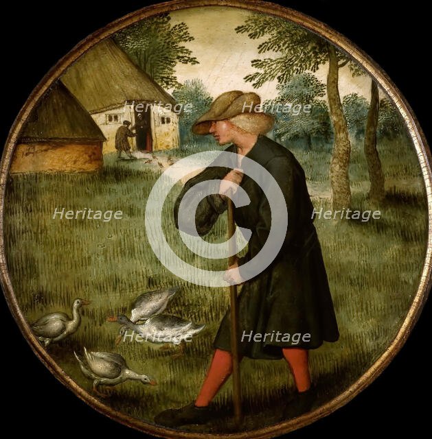 Who Knows why Geese Walk Barefoot? , End of 16th cen. Creator: Brueghel, Pieter, the Younger (1564-1638).