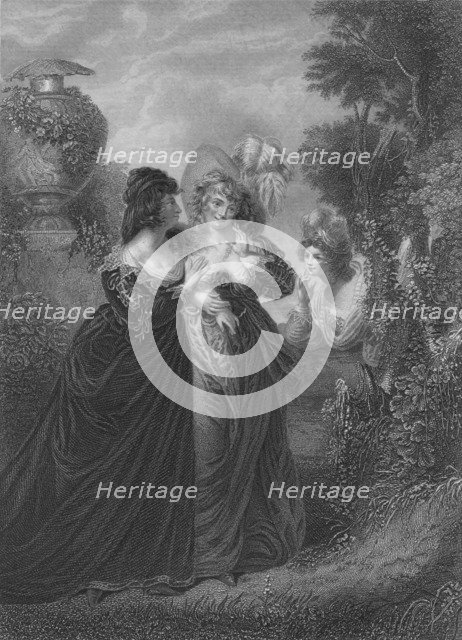 Act III Scene i from Much Ado About Nothing, c19th century. Artist: Unknown.