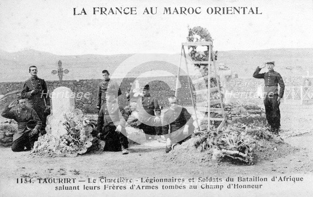 French Foreign Legion cemetery, Taourirt, Algeria, 20th century. Artist: Unknown