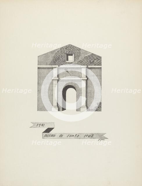 Mision de Santa Cruz. Creator: James Jones.