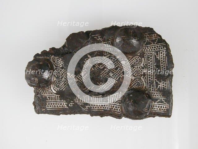 Counter Plate of a Belt Buckle, Frankish, 4th-7th century. Creator: Unknown.