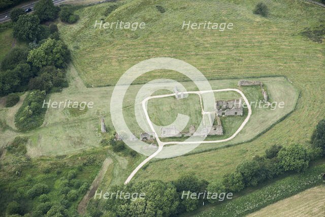 The remains of Grace Dieu Priory, an Augustinian Nunnery founded c1239, Leicestershire, 2018. Creator: Damian Grady.