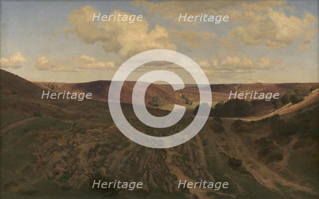 Landscape at Nejsum, Vendsyssel, 1899. Creator: Janus Andreas Bartholin la Cour.