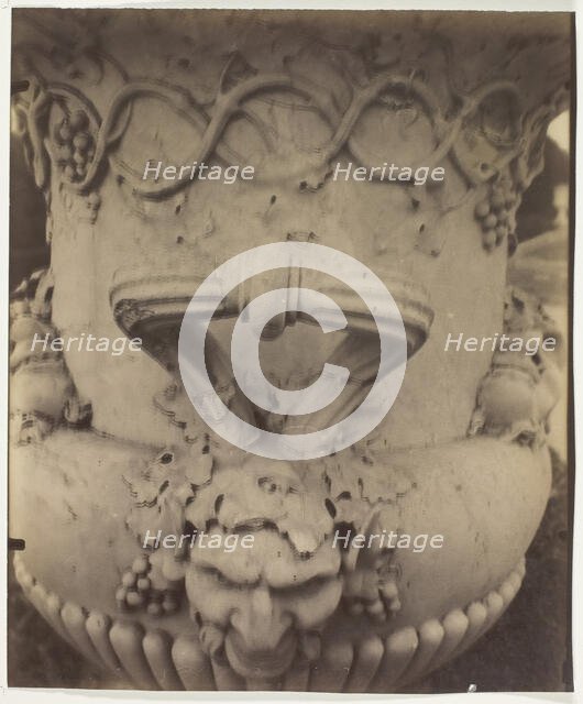 Versailles, Vase (Detail), 1906. Creator: Eugene Atget.
