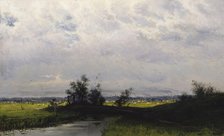 Landscape from lowlands near Haarlem, 1881. Creator: Thorsten Waenerberg.