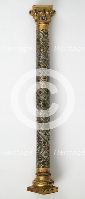 Colonnette from a Reliquary Shrine, German, ca. 1175-1200. Creator: Unknown.