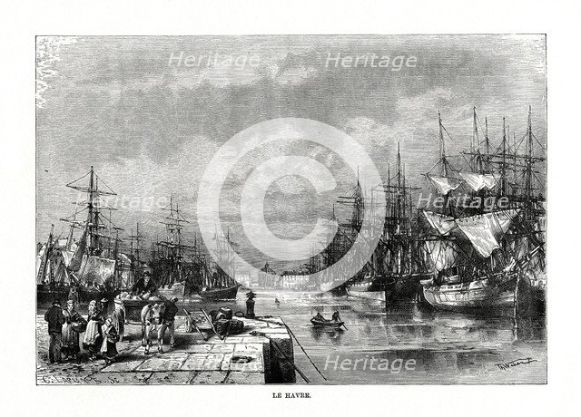 Le Havre, Normandy, northern France, 1879. Artist: C Laplante