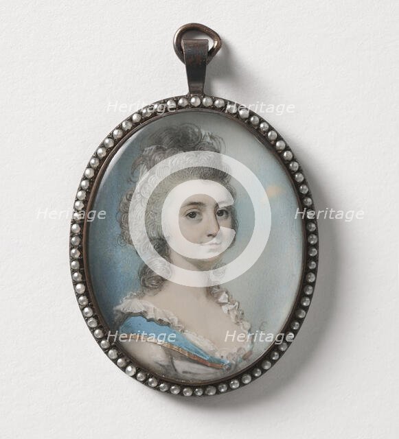 Unknown lady, late 18th-early 19th century. Creator: George Engleheart.