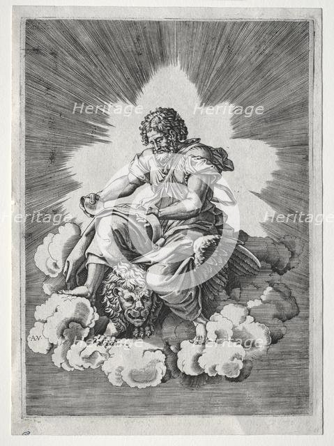 The Four Evangelists: St. Mark, c. 1518. Creator: Unknown.