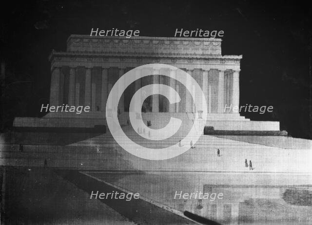 Lincoln Memorial - Architect's Drawing For Proposed Memorial; Plan Selected, 1912. Creator: Harris & Ewing.