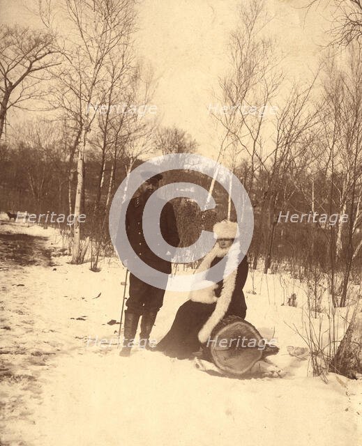 Aleksei Mikhailovich and Maria Tikhonovna. Parents of Mikhail Alekseevich Pavlov, 1900. Creator: Unknown.