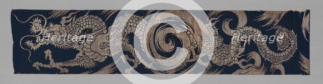 Tobari or Mizuhiki (Temple Banner), Japan, Meiji period (1868-1912), 1801/33. Creator: Unknown.