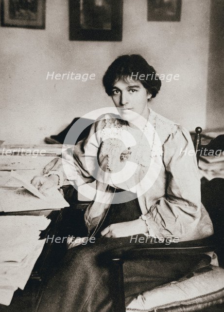 Mabel Tuke, Joint Honourary Secretary of the Women's Social and Political Union (WSPU), c1908. Artist: Unknown