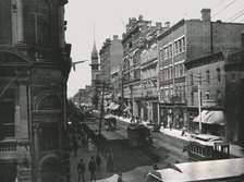 King Street looking west, Toronto, Canada, 1895.  Creator: W & S Ltd.