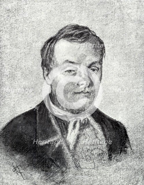 Portrait of Fyodor Mikhaylovich Dostoyevsky at the age of 26, 1847. Creator: Unknown.