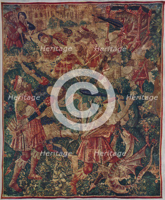 'Scenes from the life of Hercules: Tapestry Woven by Joos of Audenarde, c1498 (1946). Artist: Joos of Audenarde.
