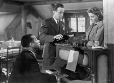 Ingrid Bergman, Humphrey Bogart and Louis Armstrong in "Casablanca", 1942. Creator: Unknown.
