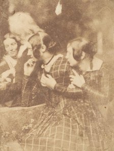 John Henning with Group of Ladies, 1843-47. Creators: David Octavius Hill, Robert Adamson, Hill & Adamson.