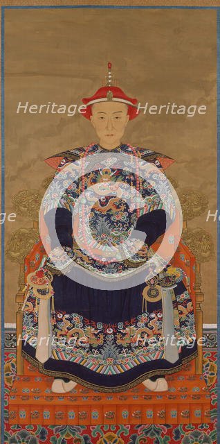 Portrait of Qianlong Emperor As a Young Man, 19th century. Creator: Unknown.