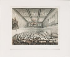 Debating Chamber of the House of Deputies of Austria, Vienna, c1865. Creator: Czerny; Ludwig (1821-1889).