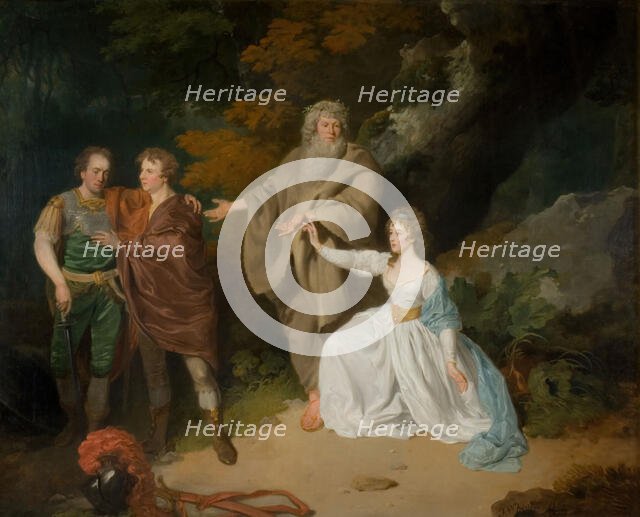 A Scene From Shakespeare's The Tempest, 1787. Creator: Francis Wheatley.
