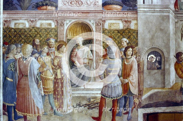 'The Judgement of St Laurence', mid 15th century. Artist: Fra Angelico