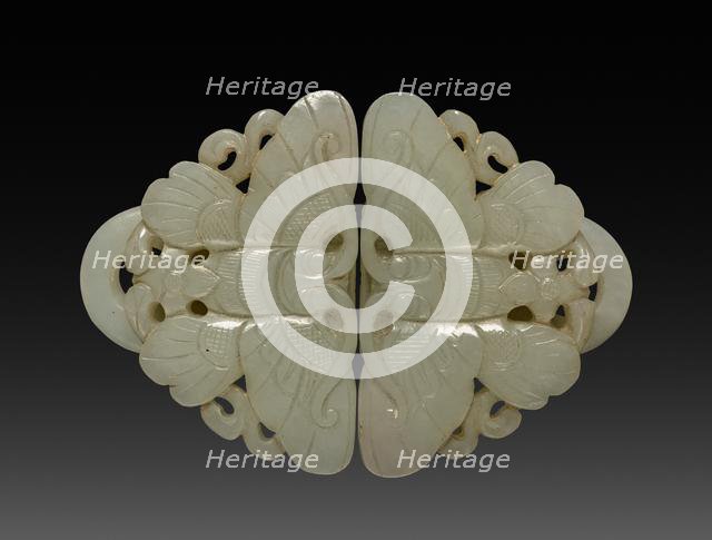 Butterfly Buckle, 1800s-1900s. Creator: Unknown.