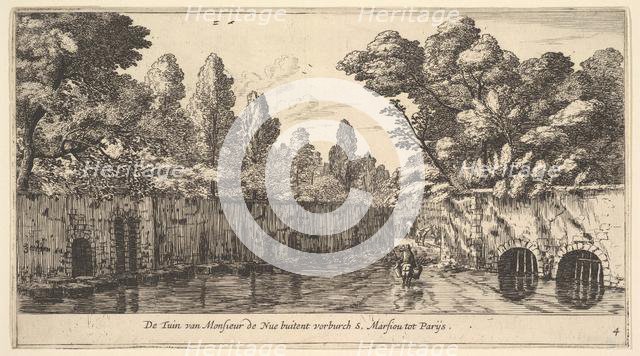 The Garden of M. de Nue Outside of the Suburb of S. Marceau near Paris, 17th century. Creator: Reinier Zeeman.