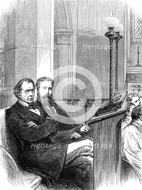 Lord Beaconsfield at church, 1881. Creator: Unknown.