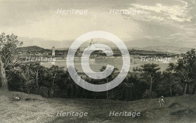 'Washington from Arlington Heights', 1874.  Creator: Robert Hinshelwood.