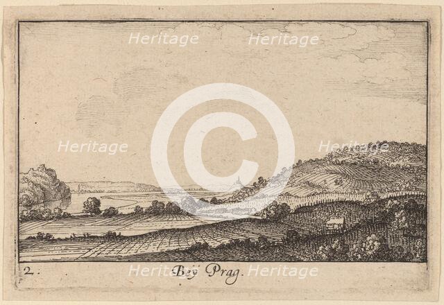 Near Prague, 1635. Creator: Wenceslaus Hollar.