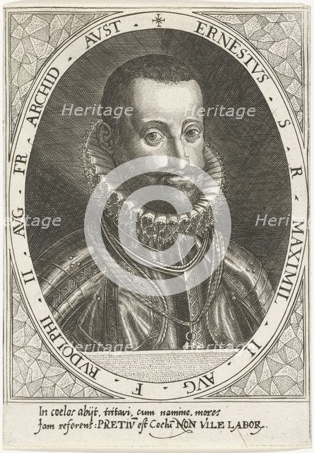 Portrait of Archduke Ernest of Austria (1553-1595), ca 1595-1597. Artist: Custos, Dominicus (1560-1612)