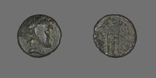 Coin Depicting the God Apollo, 2nd-1st century BCE. Creator: Unknown.