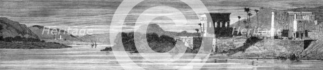 Sketches on the Upper Nile: Philae, 1883. Creator: Unknown.