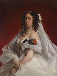 Princess Marie of Saxe-Weimar-Eisenach (1808-1877), Princess of Prussia. Creator: Winterhalter, Franz Xavier (1805-1873).