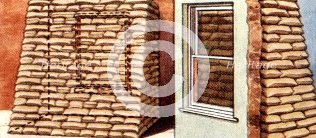 Air Raid Precautions, cigarette card, British, 1938. Artist: Unknown