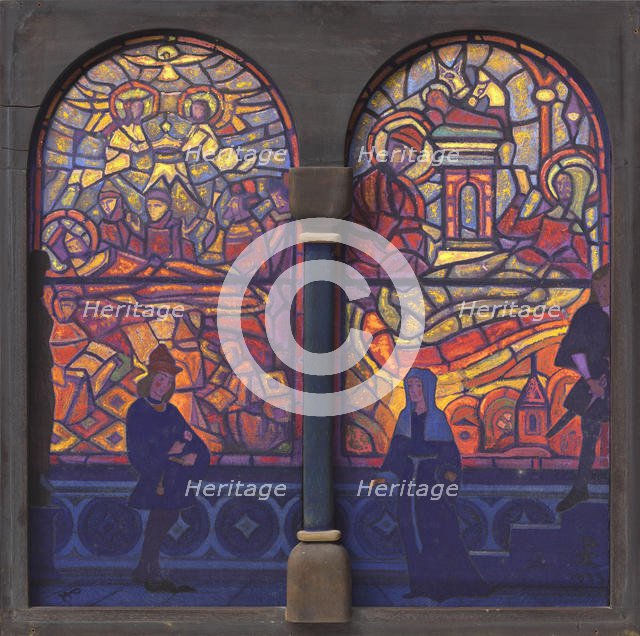 Mystery of the Rose, 1933. Creator: Roerich, Nicholas (1874-1947).