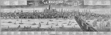 The City of London and the River Thames, 1710. Artist: Anon