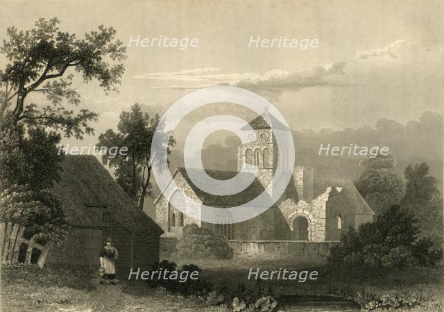 'Old Shoreham Church', 1835. Creator: Unknown.