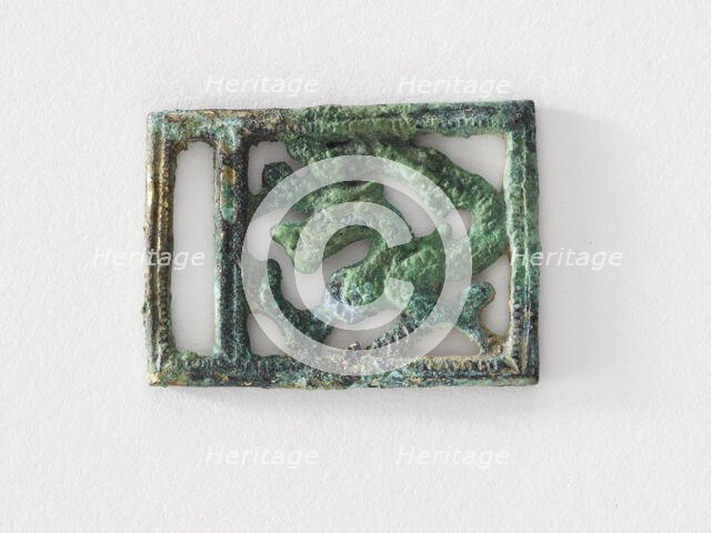 Costume ornament: striding dragon, Goryeo period, 12th-13th century. Creator: Unknown.