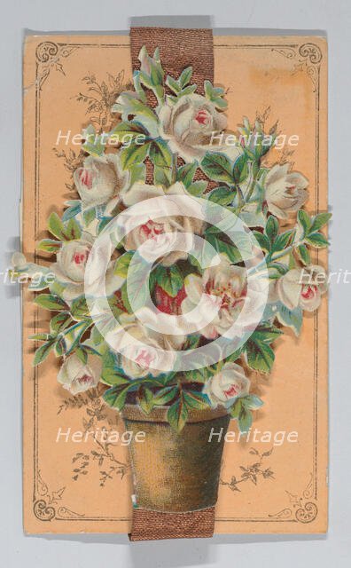 Valentine - Hand assembled with scrap, ca. 1875., ca. 1875. Creator: Anon.